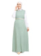 Mint Linen Sleeveless Dress - Khotwh